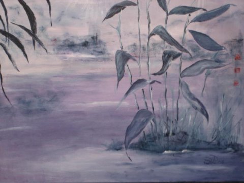 Eventyrets land  -  Acryl p� l�rred